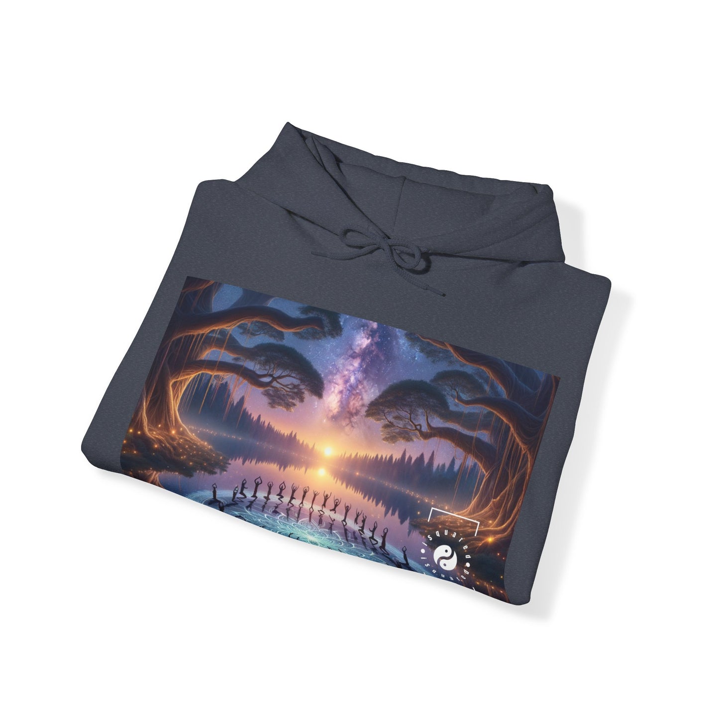 "Celestial Serenity: Mandala's Reflection" - Hoodie