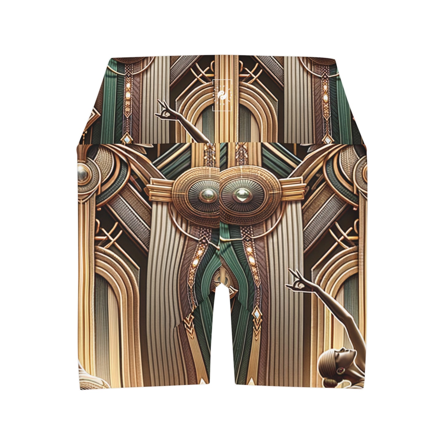 Deco Serenity: A Fusion of Opulence and Zen - shorts