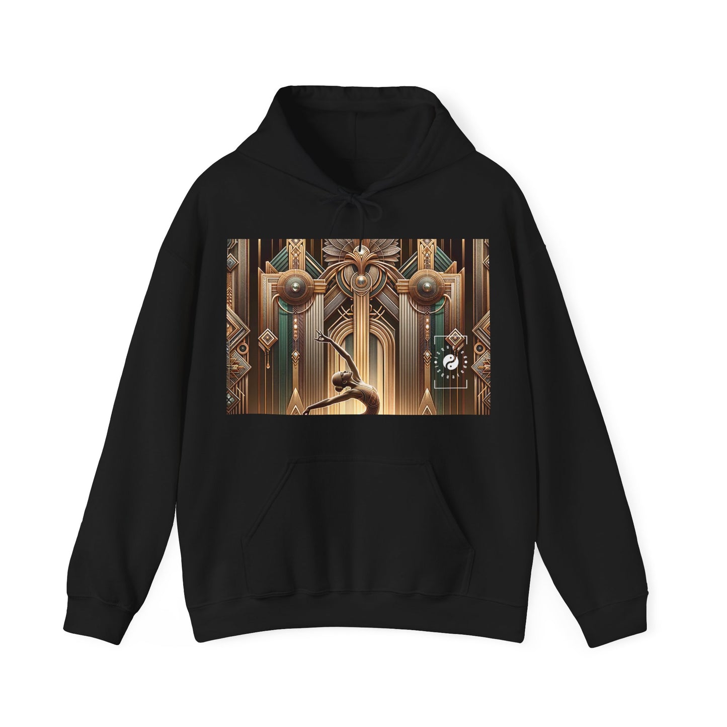 Deco Serenity: A Fusion of Opulence and Zen - Hoodie