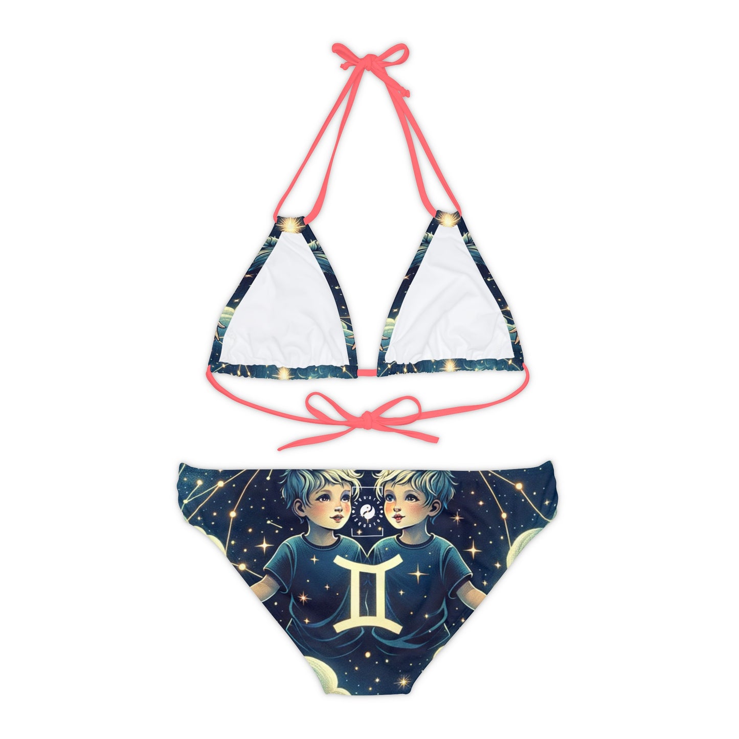 "Celestial Twinfinity" - Lace-up Bikini Set