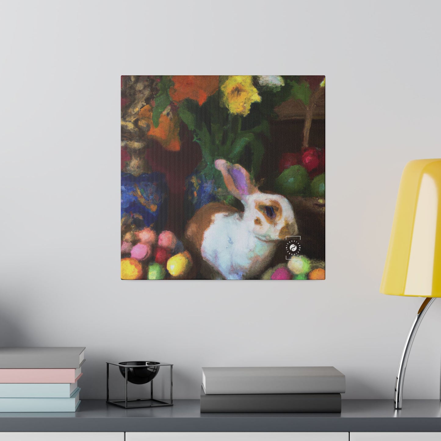 "Velveteen Aureate Easter Reverie" - Art Print Canvas