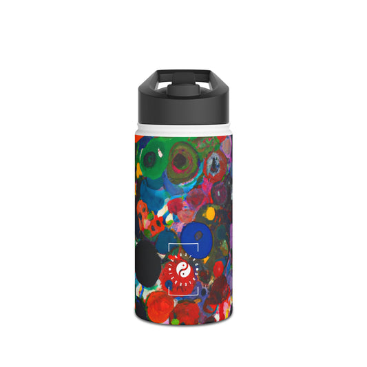 Ink drops meditation - Water Bottle