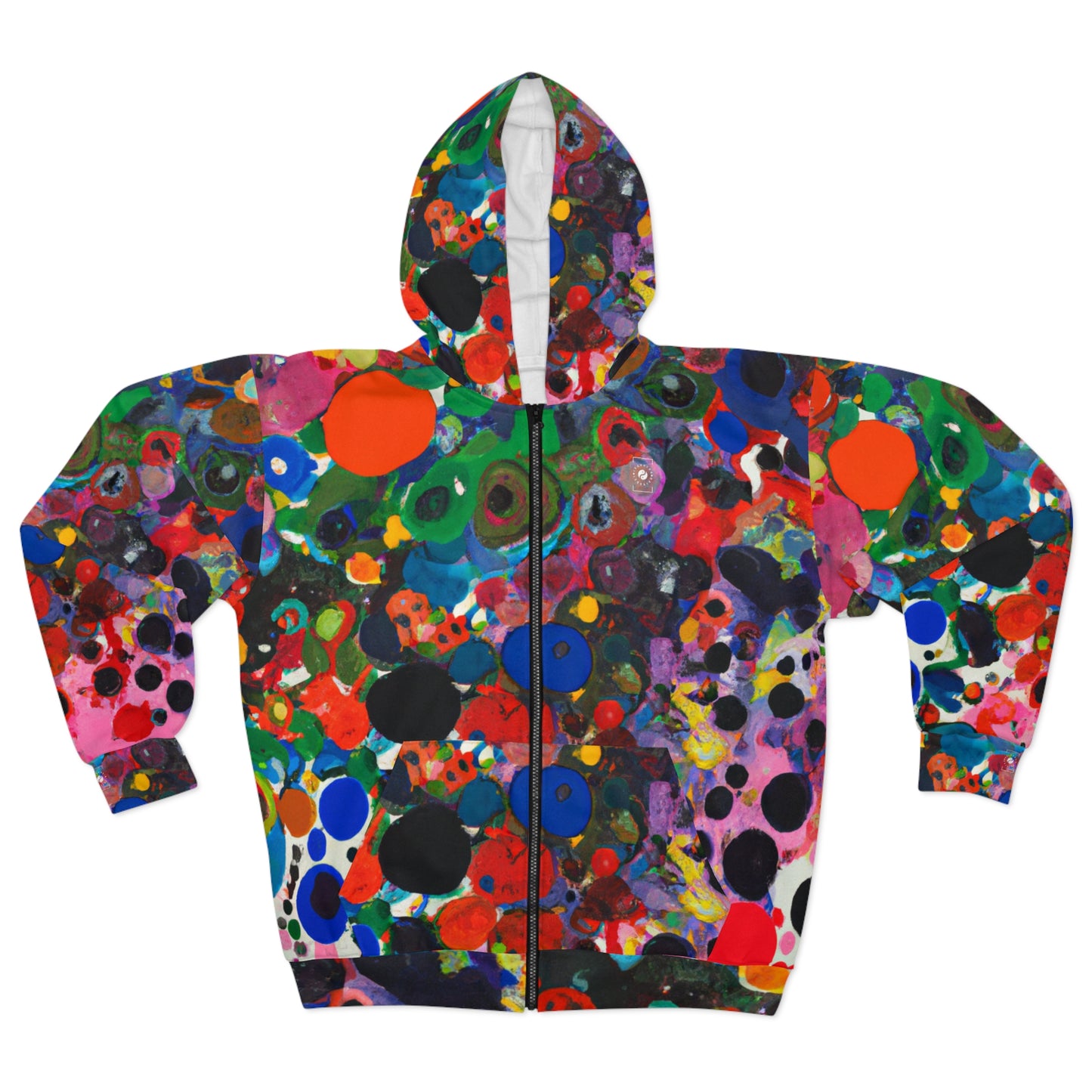 Ink drops meditation - Zip Hoodie