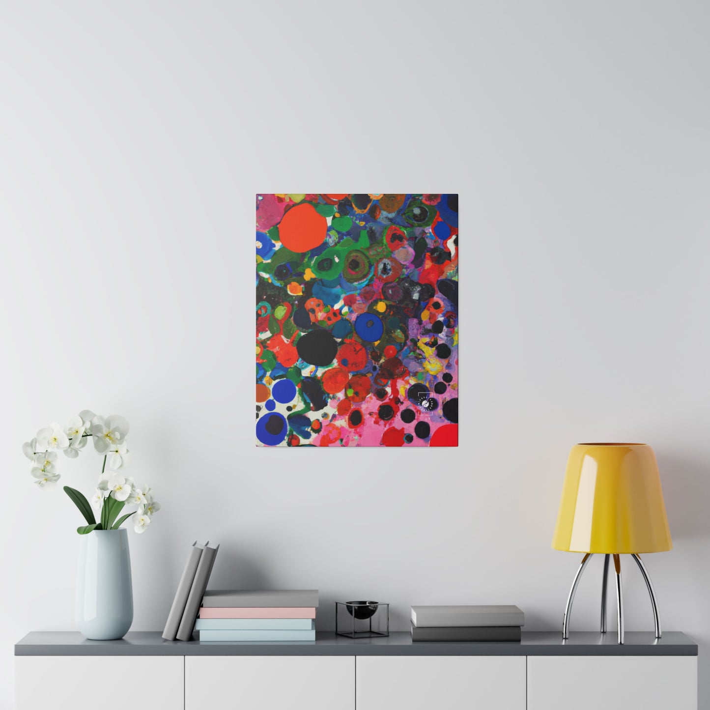 Ink drops meditation - Art Print Canvas