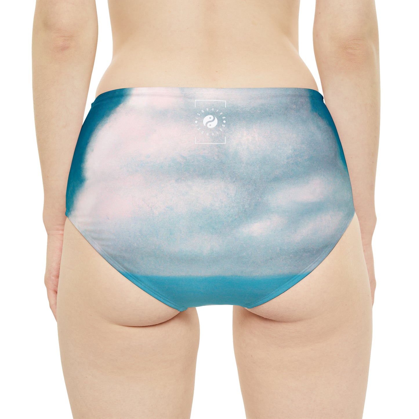 "Cloud Opera Serenity" - High Waisted Bikini Bottom