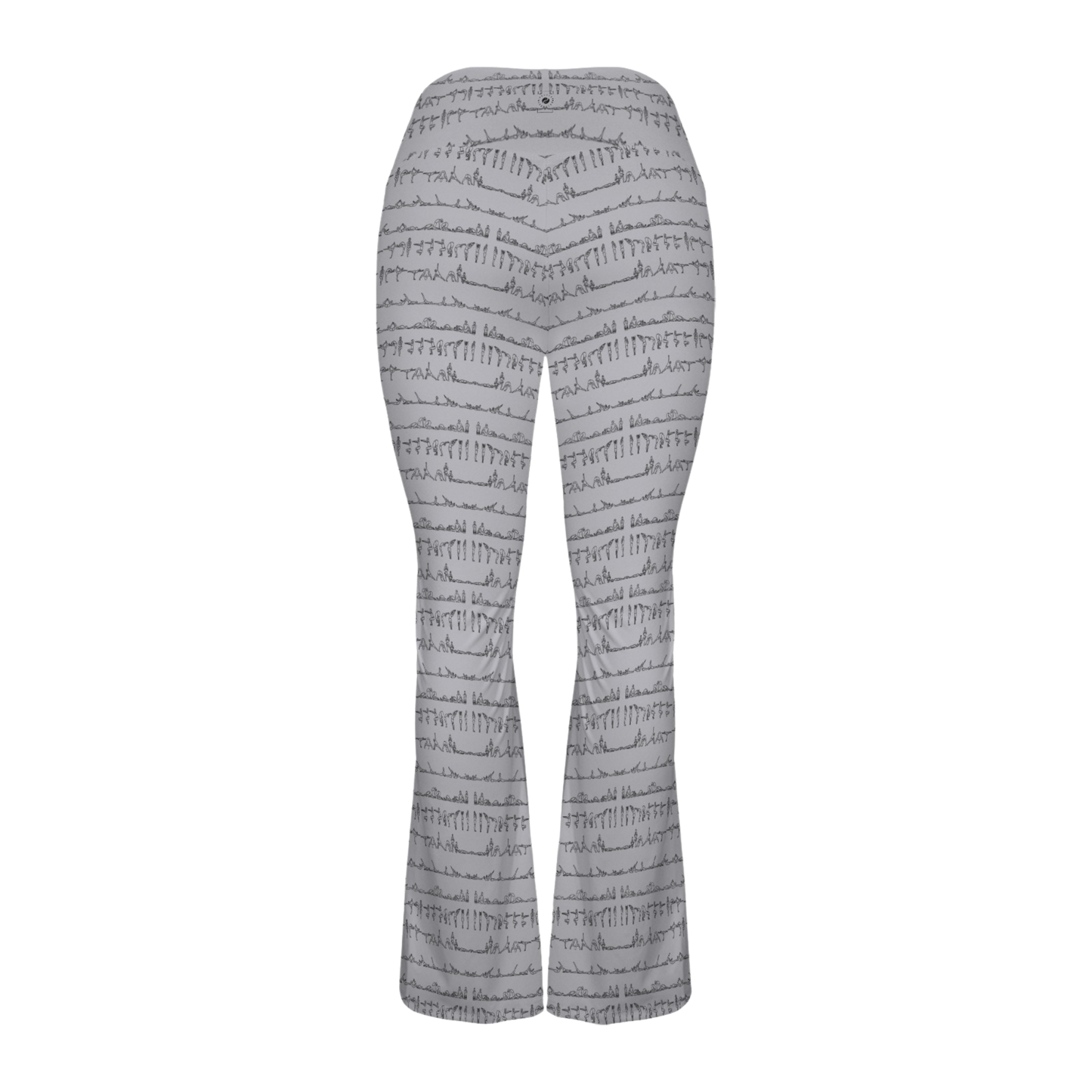 Bikram Pastel - Cross Waisted Flair Leggings