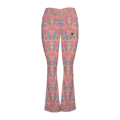 Jaipur Love - Cross Waisted Flair Leggings