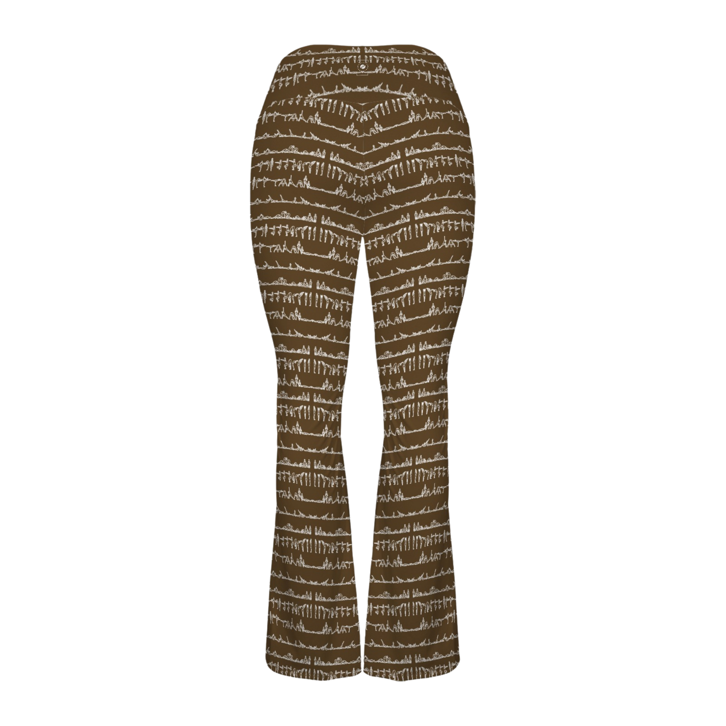 Bikram Ember - Cross Waisted Flair Leggings