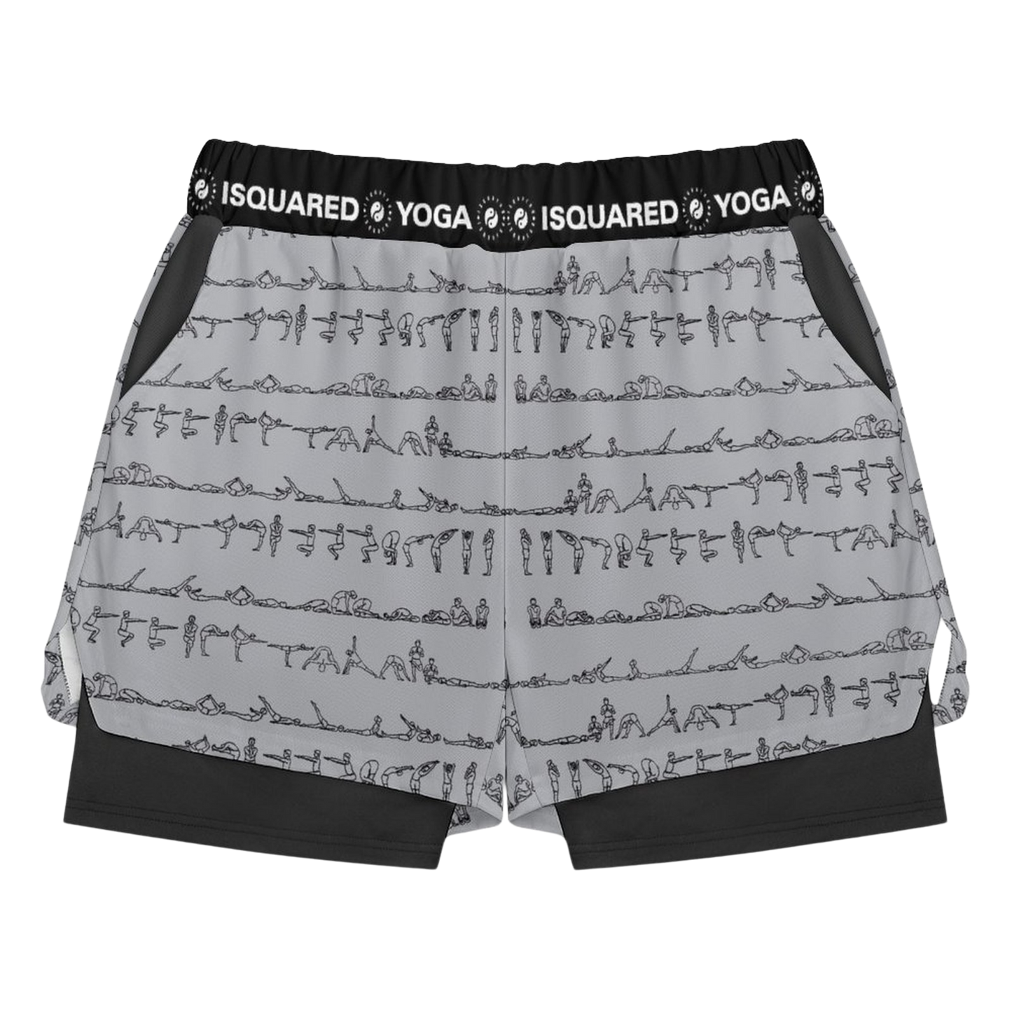 Bikram Pastel - Compression Yoga Shorts