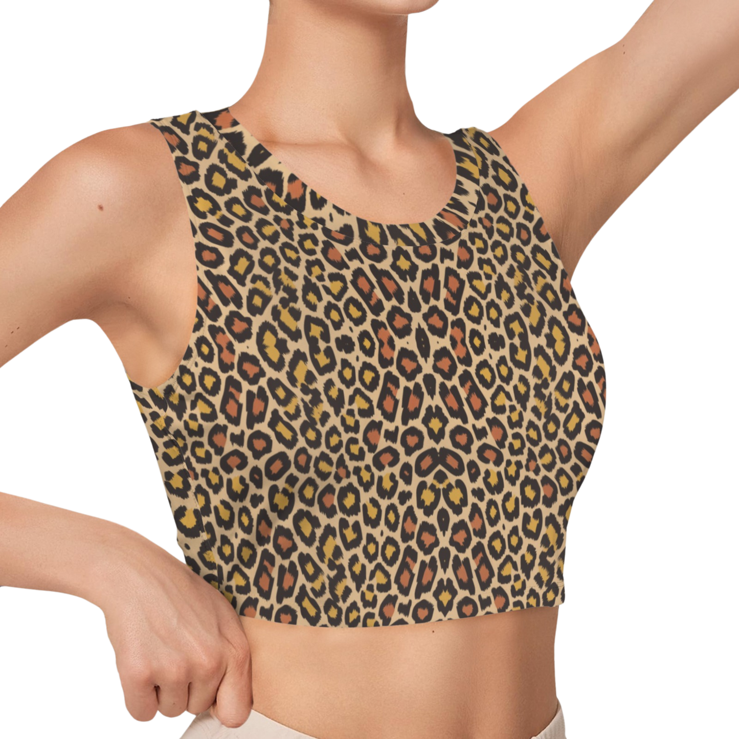 Wild Leopards - iSquared Crop Top