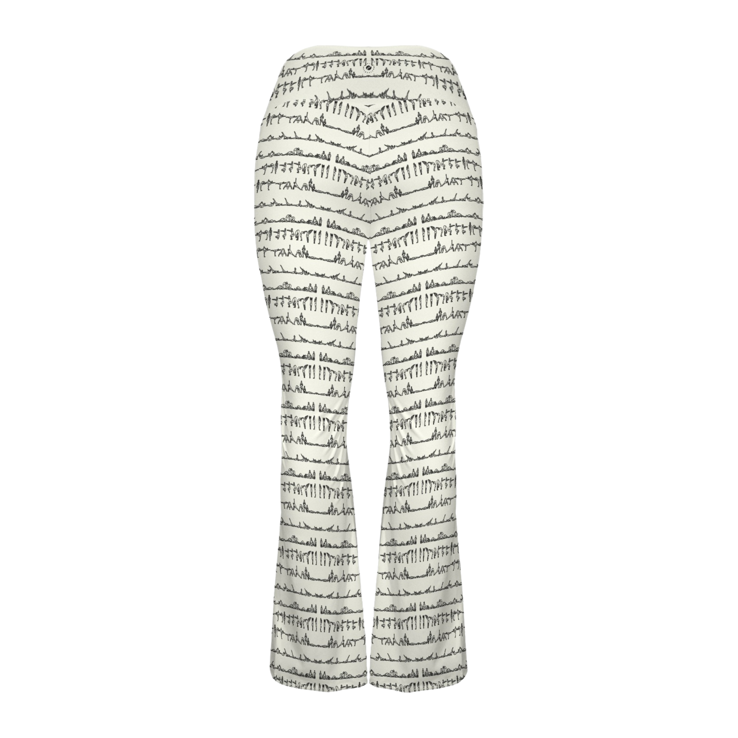 Bikram Series - Cross Waisted Flair Leggings REFINED