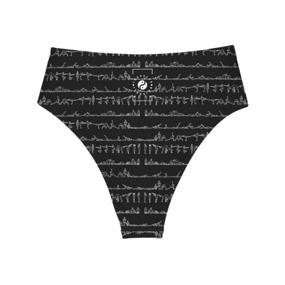 Bikram Ember - High Waisted Bikini Bottom