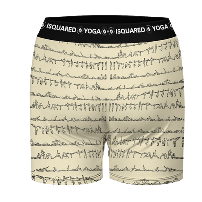 Bikram Pastel - iSquared Yoga Shorts