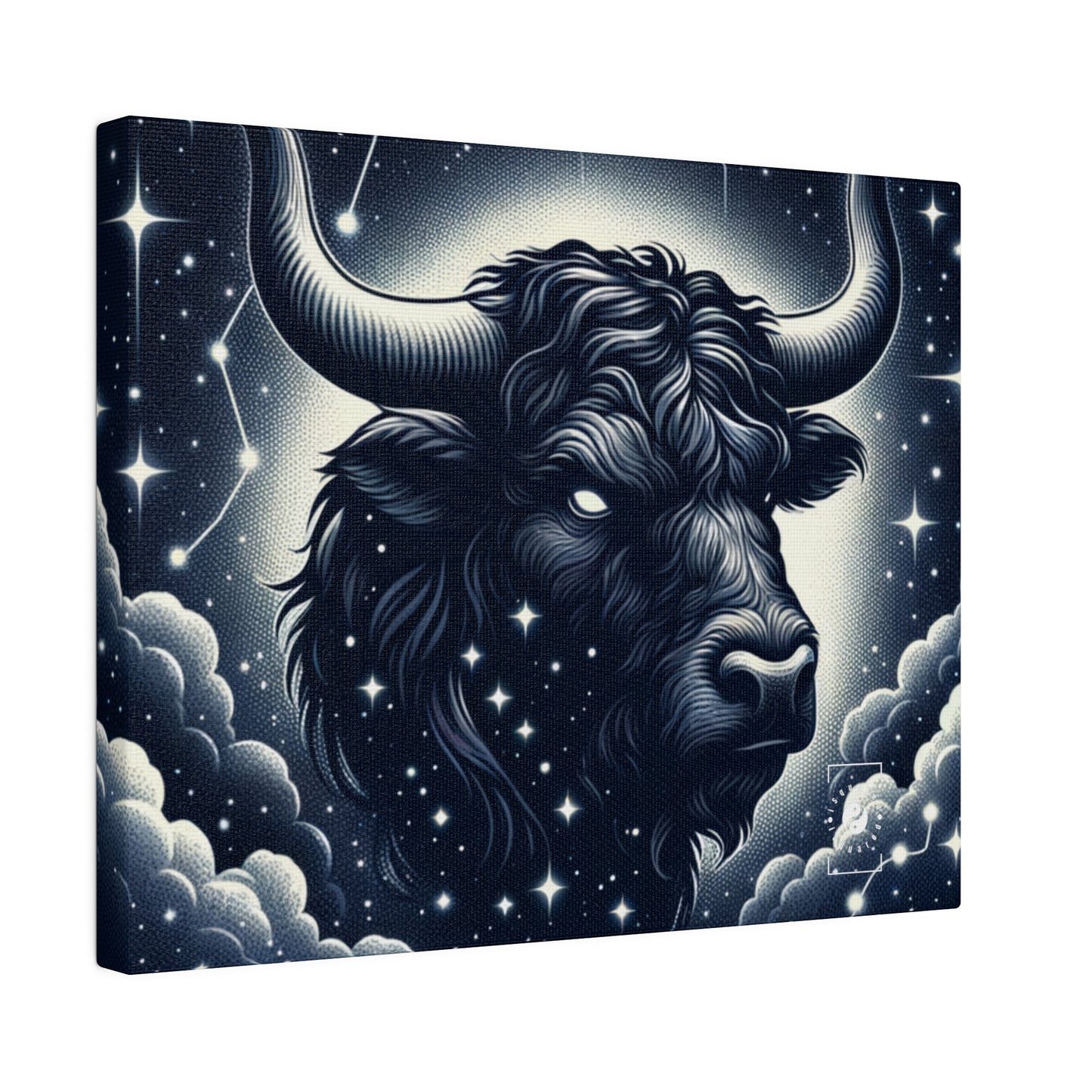 Celestial Taurine Constellation - Art Print Canvas