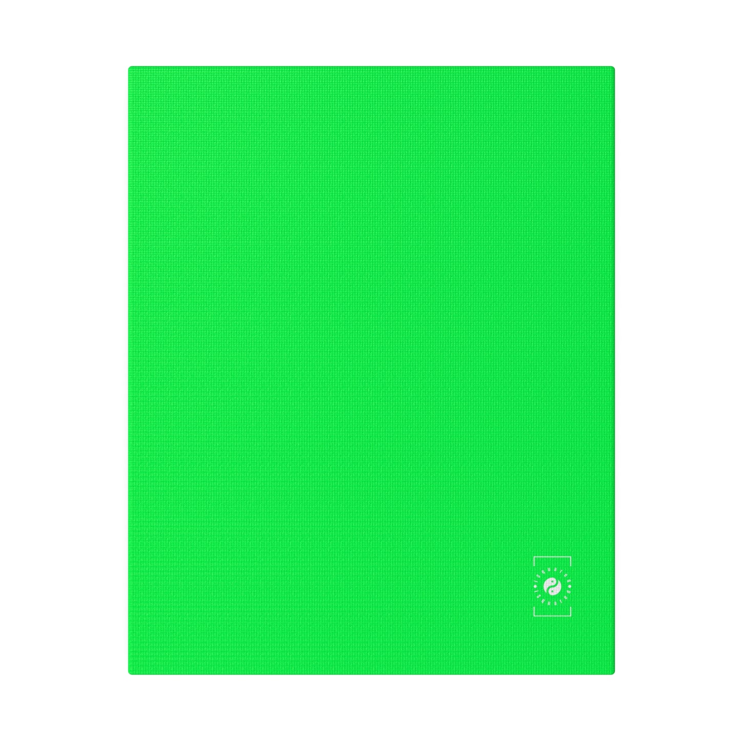 #0FFF50 Neon Green - Art Print Canvas