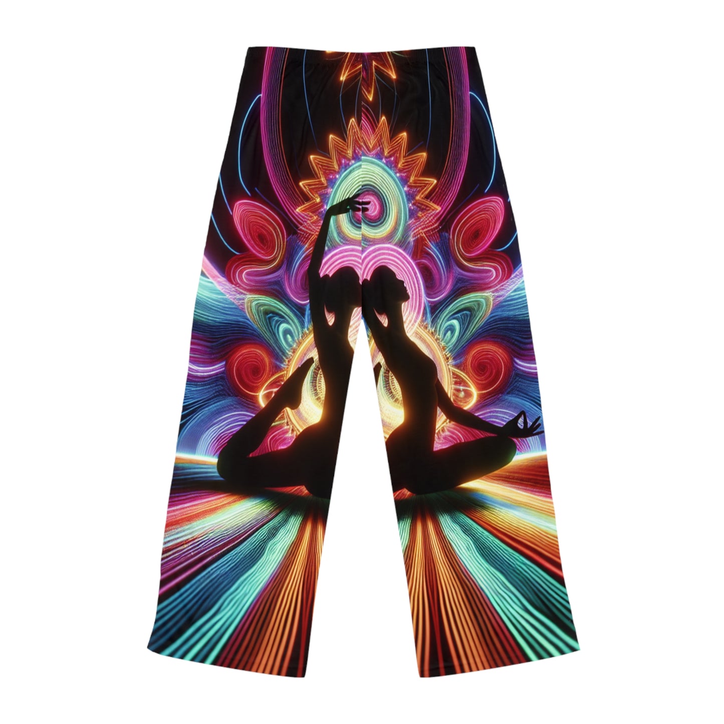 "Neon Zenith : Chromatic Balance" - Pantalon lounge femme