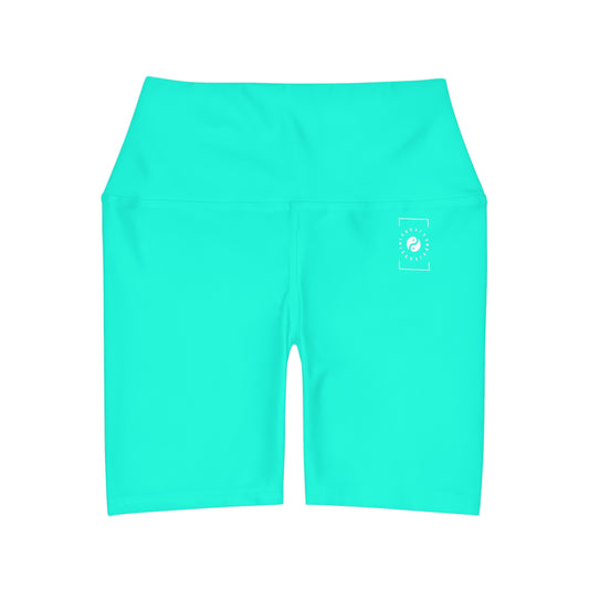 Neon Teal #11ffe3 - shorts