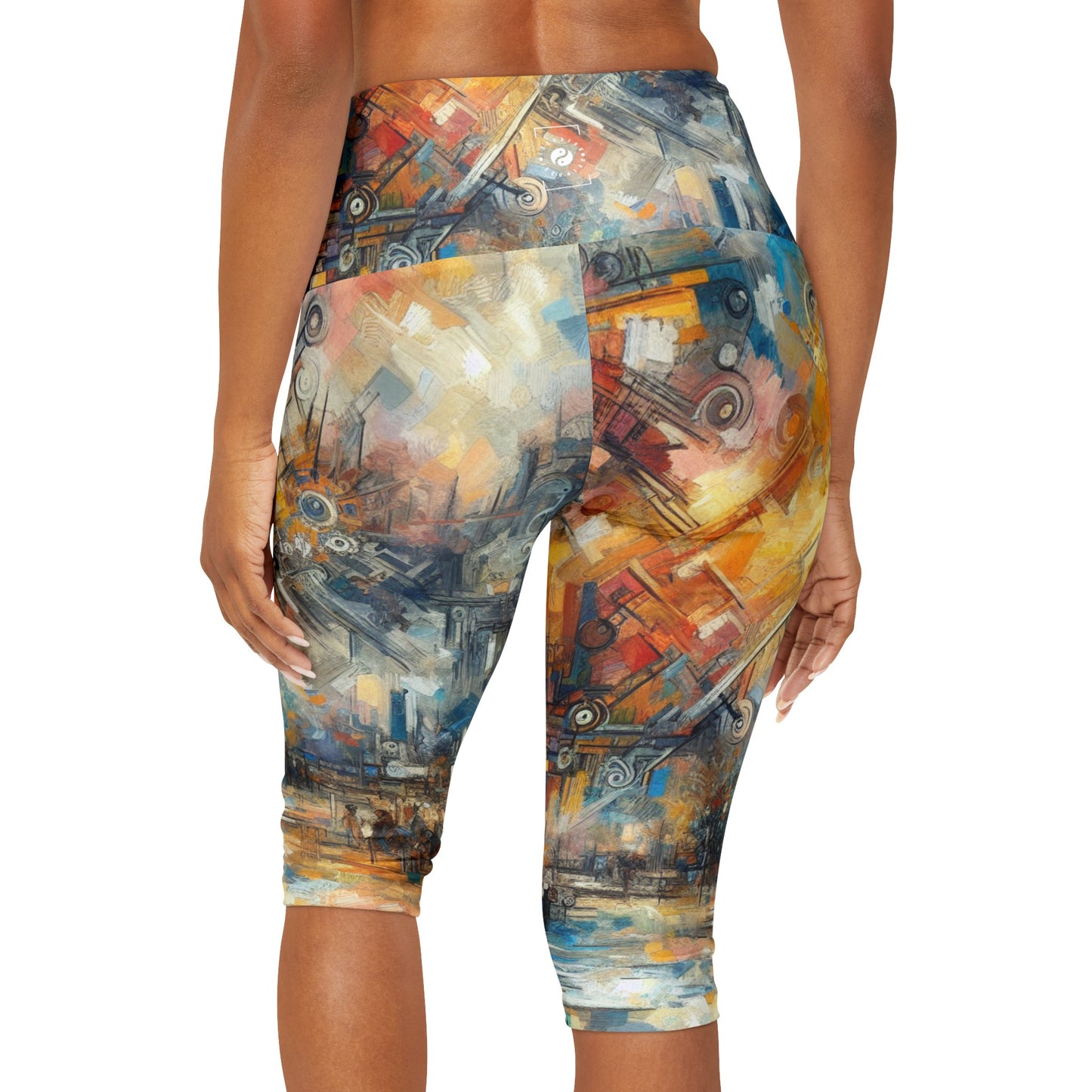 Leonardo Della Rossa - High Waisted Capri Leggings