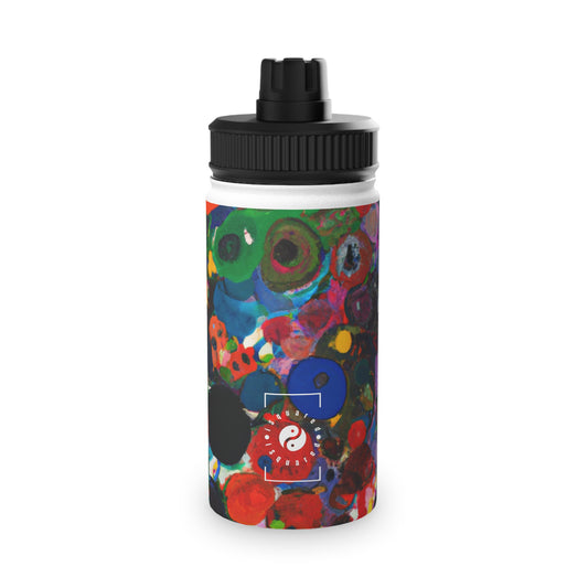 Ink drops meditation - Sports Water Bottle