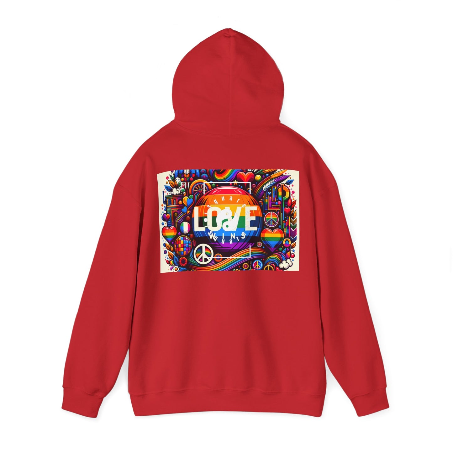 LOVE WINS - Sweat à capuche