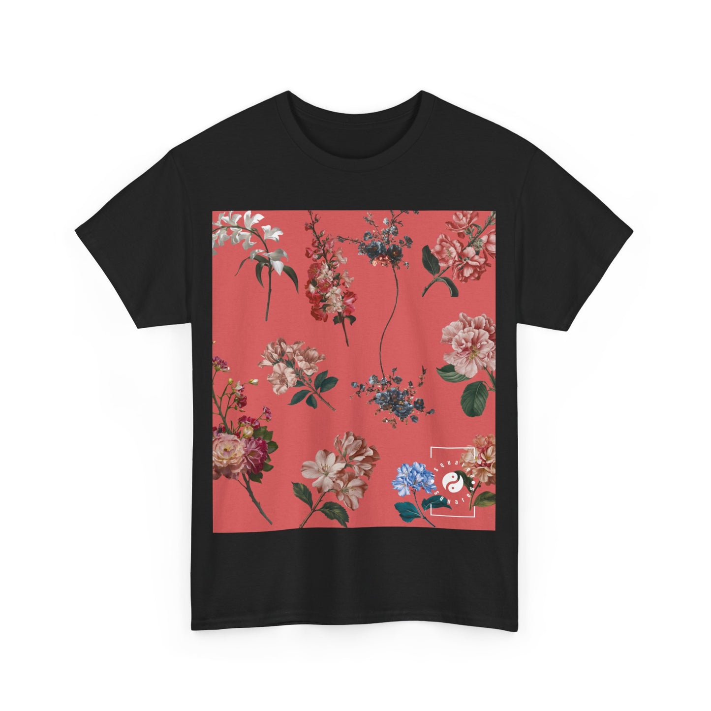 Botanicals on Coral - Heavy T