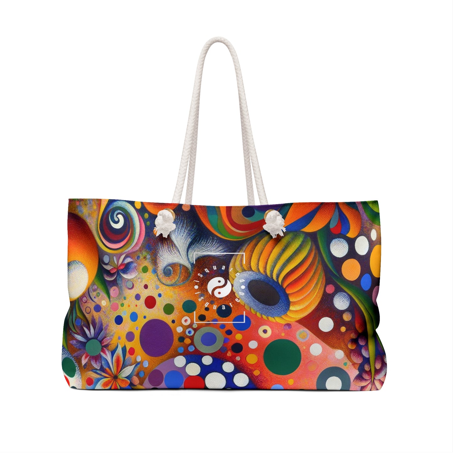 "Polka Petals in Yogic Surrealism: An Artistic Salute to Kusama and Kahlo" - Casual Yoga Bag