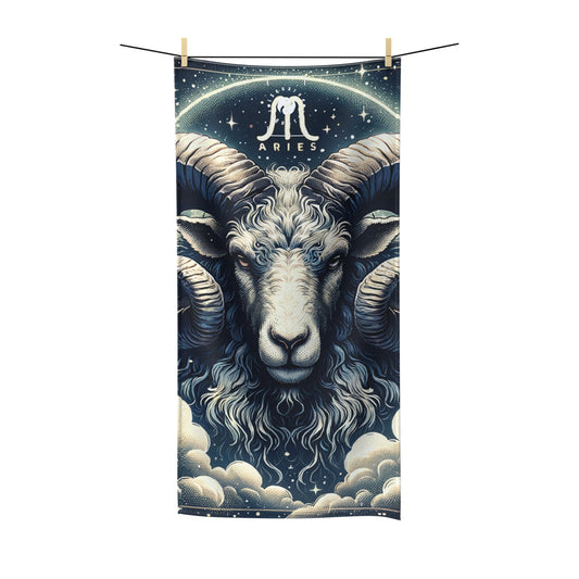 "Celestial Ram Ascendant" - All Purpose Yoga Towel