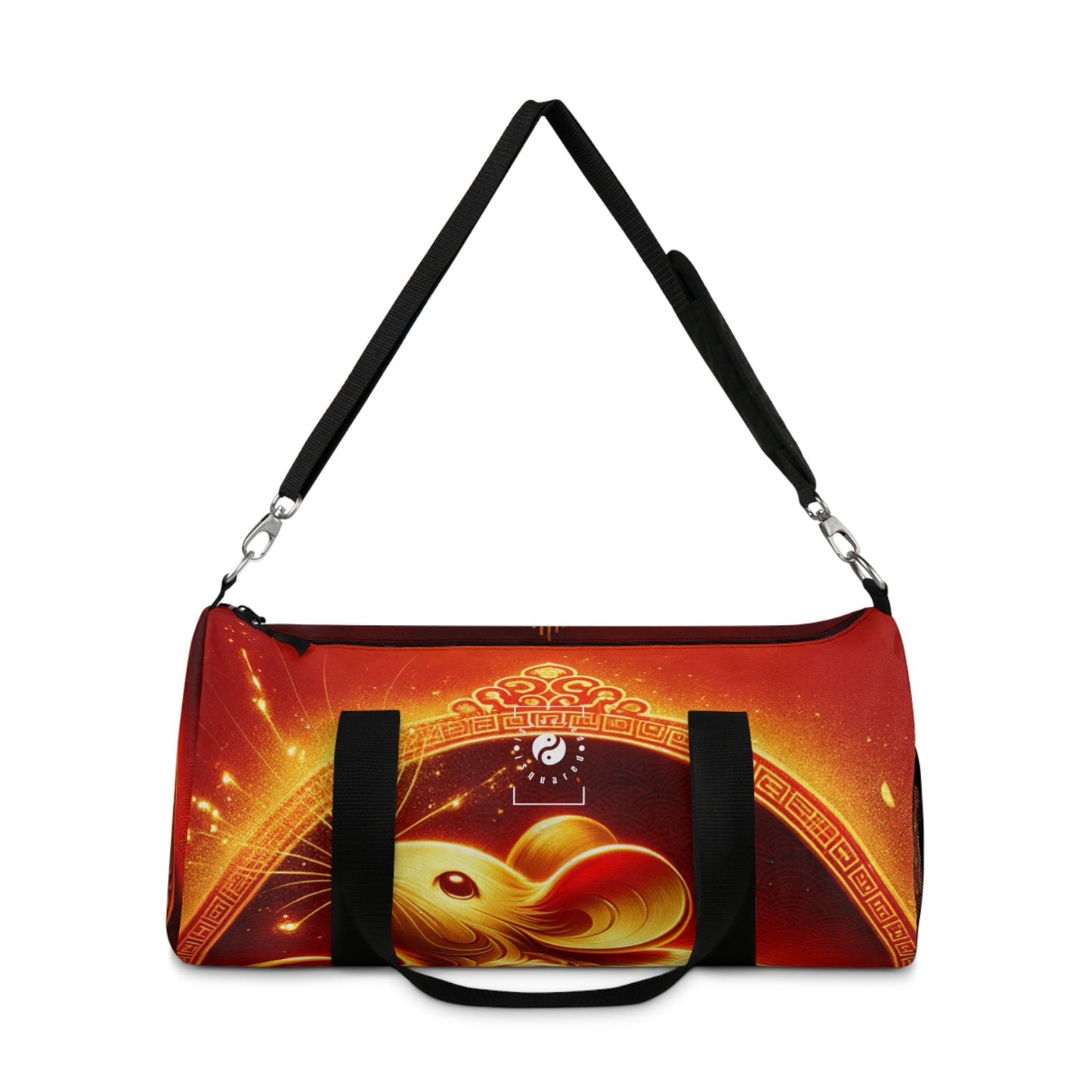 "Golden Emissary: A Lunar New Year's Tribute" - Duffle Bag