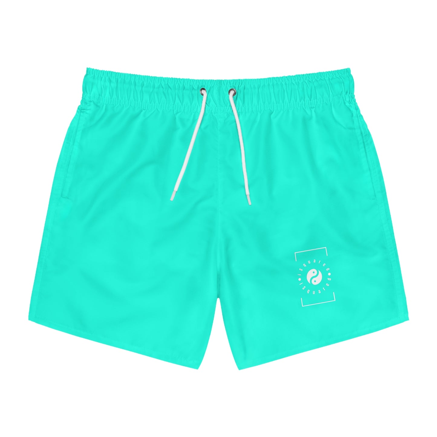 Neon Teal #11ffe3 - Swim Trunks for Men