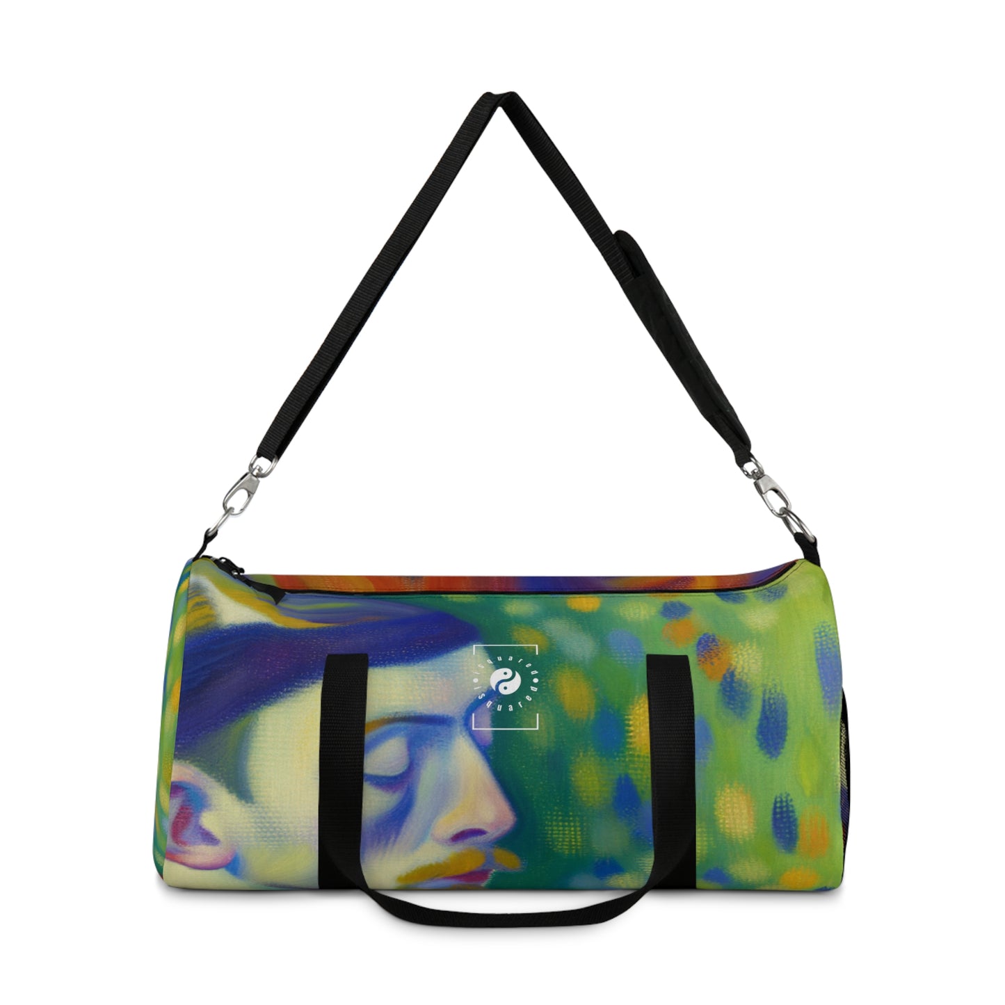 "Serene Resilience: A Frida's Solitude in hues" - Duffle Bag