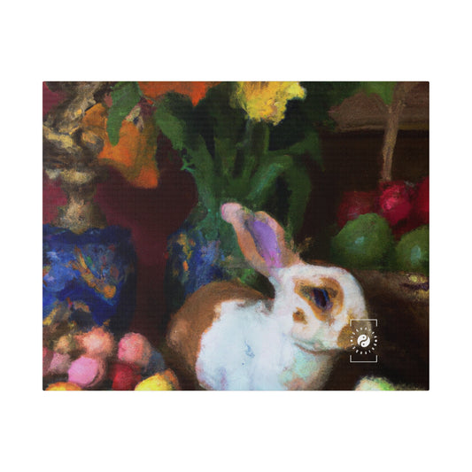 "Velveteen Aureate Easter Reverie" - Art Print Canvas
