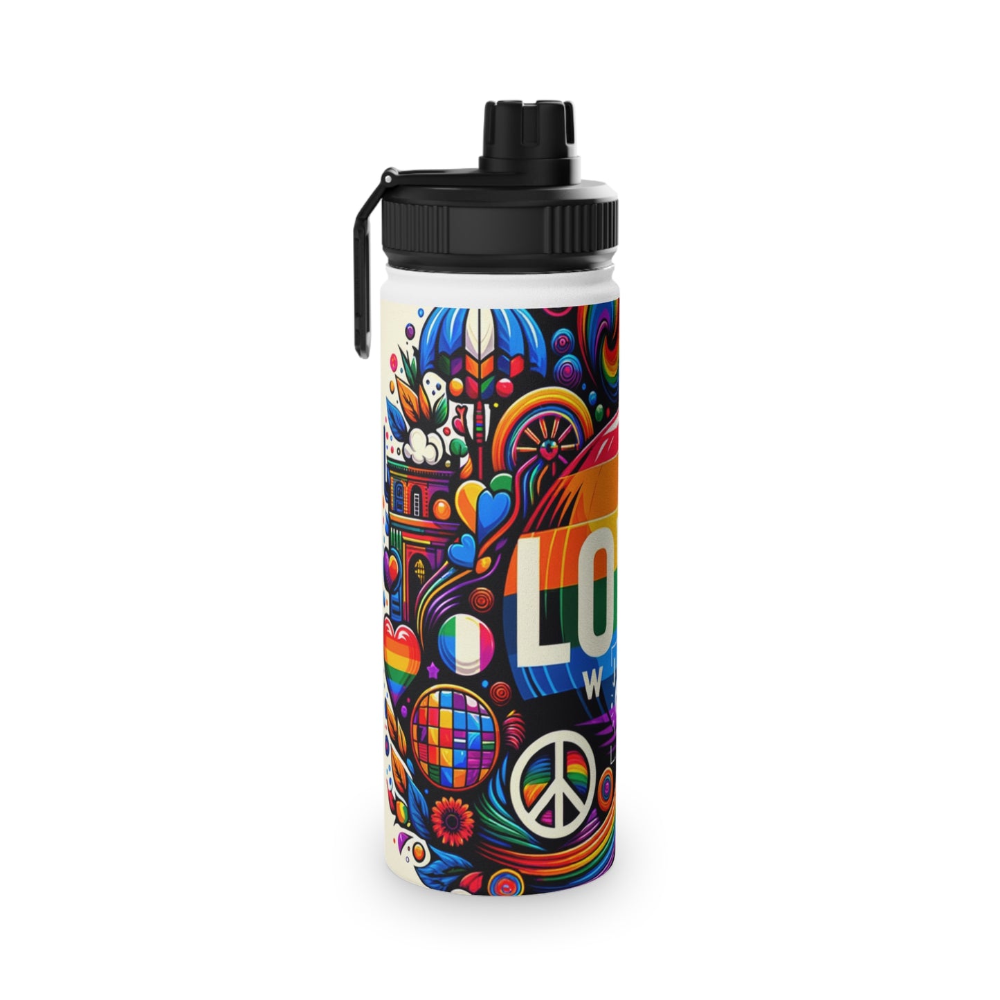 LOVE WINS - Sports Water Bottle