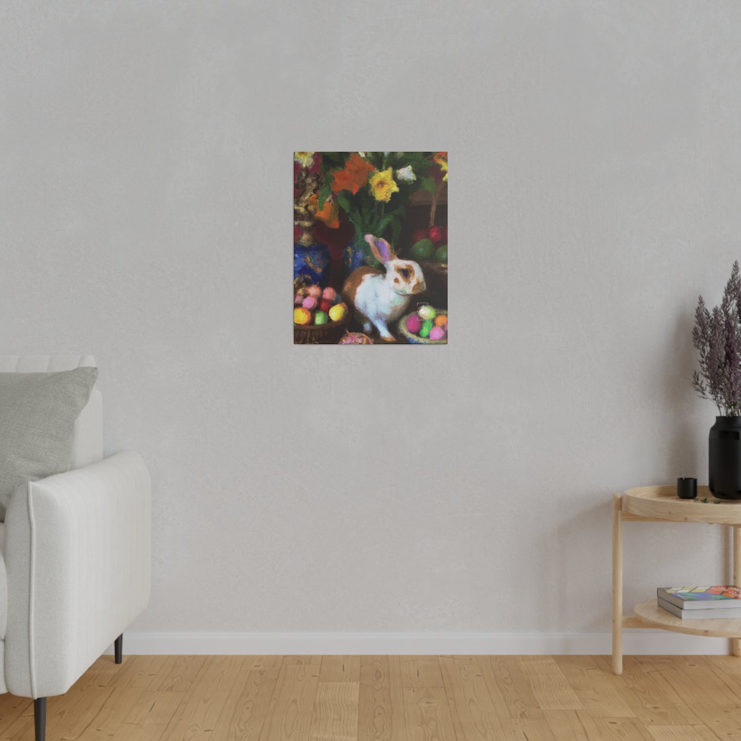 "Velveteen Aureate Easter Reverie" - Art Print Canvas