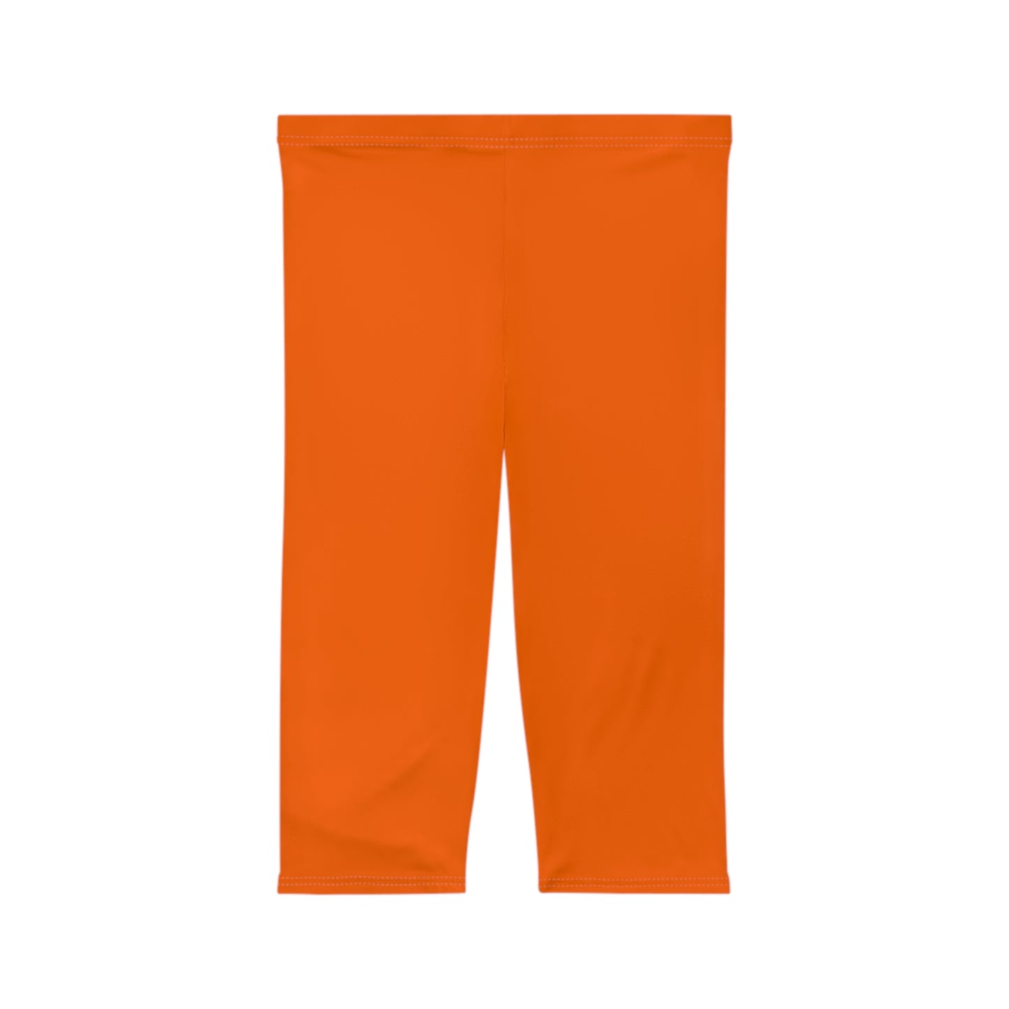Neon Orange #FF6700 - Capri Shorts