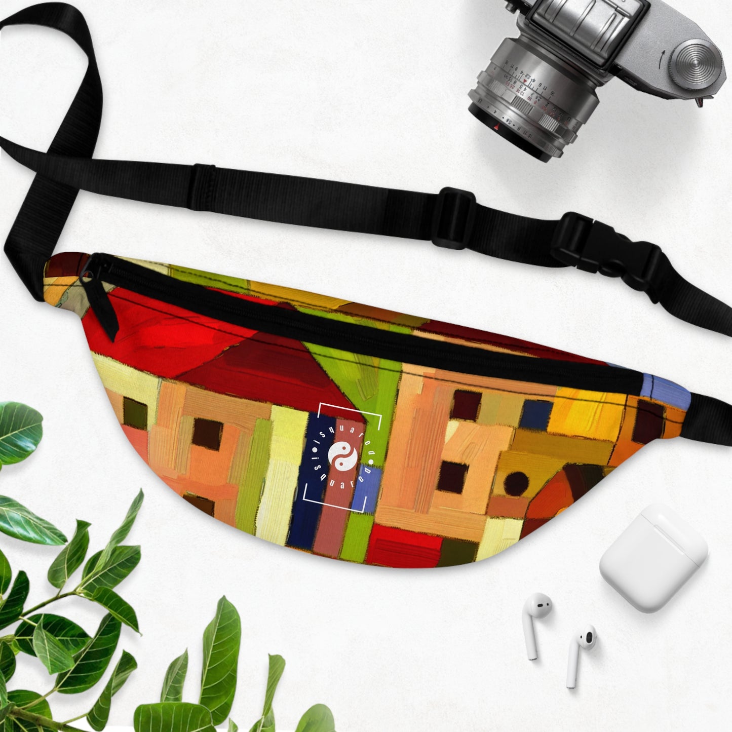 "Earthen Adobes in Hues of Hundertwasser" - Fanny Pack