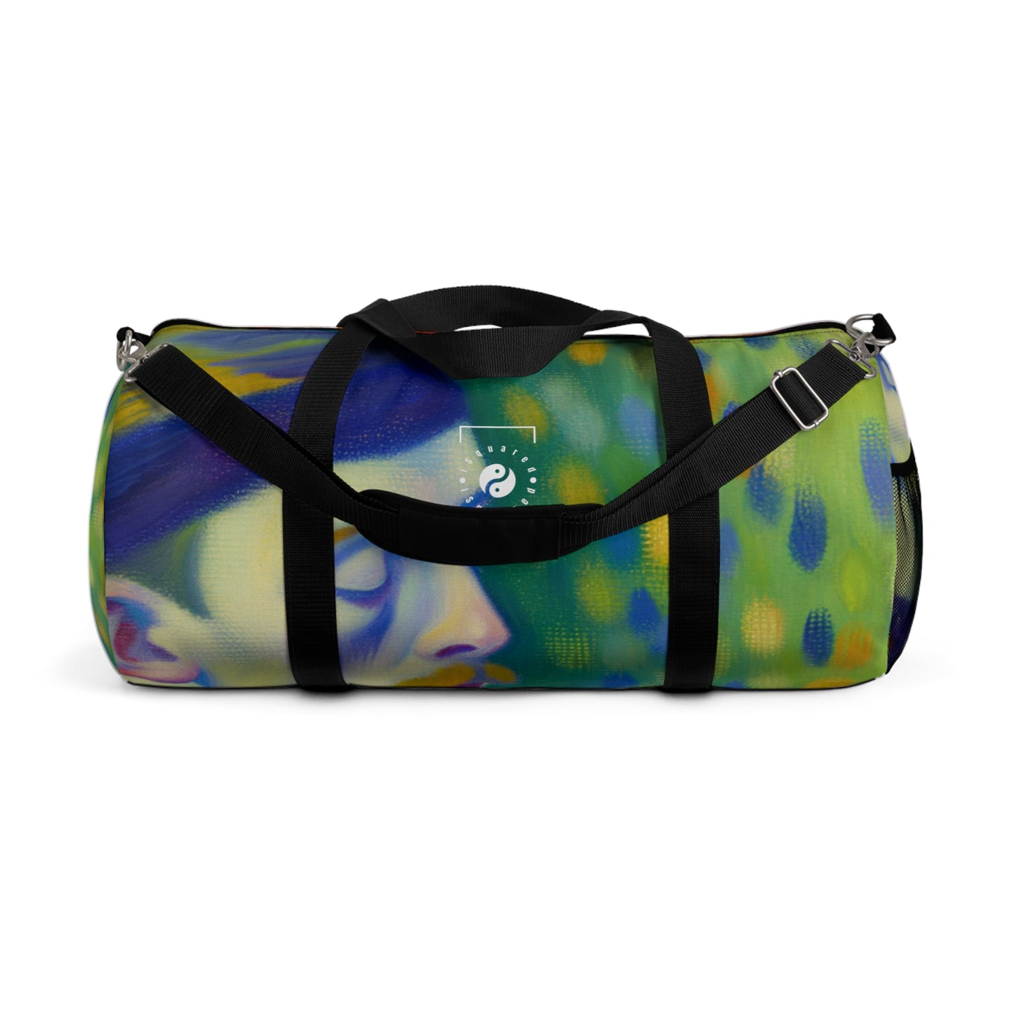 "Serene Resilience: A Frida's Solitude in hues" - Duffle Bag