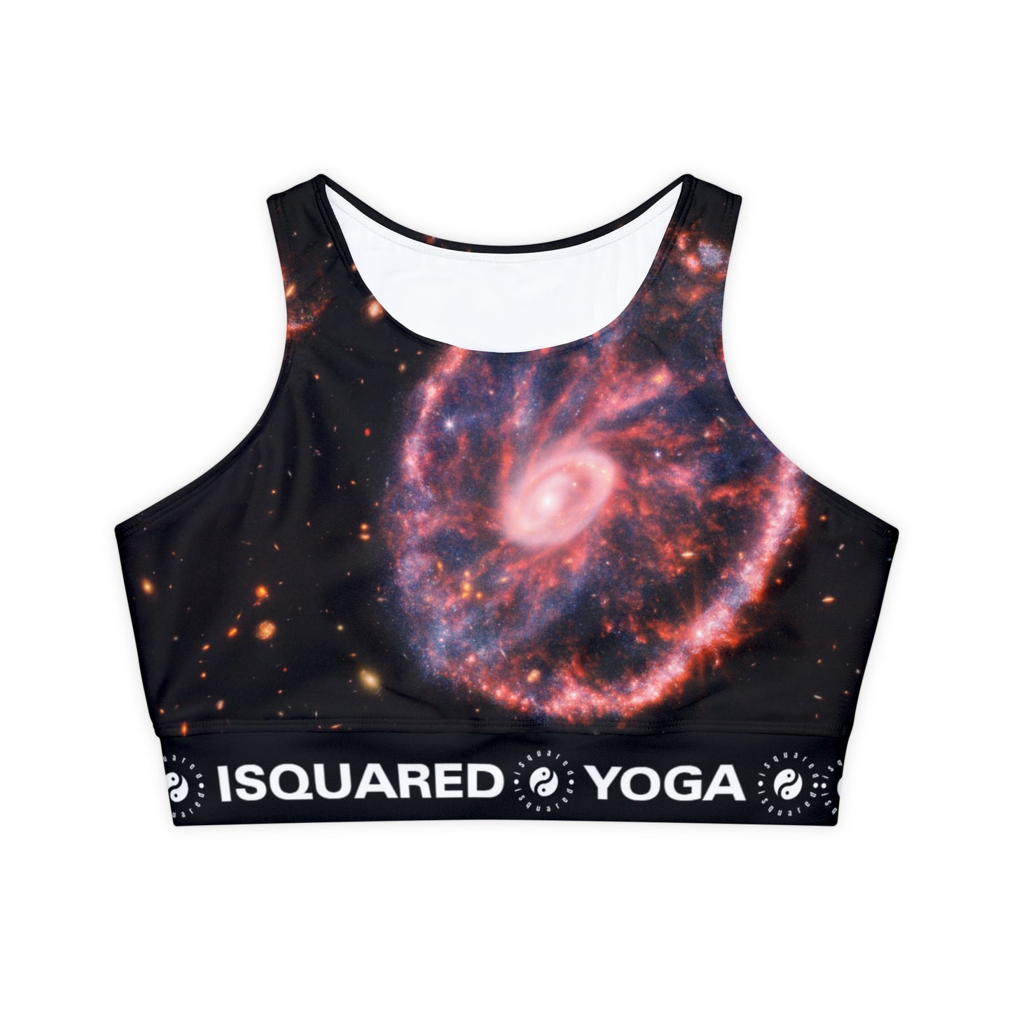 Cartwheel Galaxy (image composite NIRCam et MIRI) - Soutien-gorge de sport doublé et rembourré