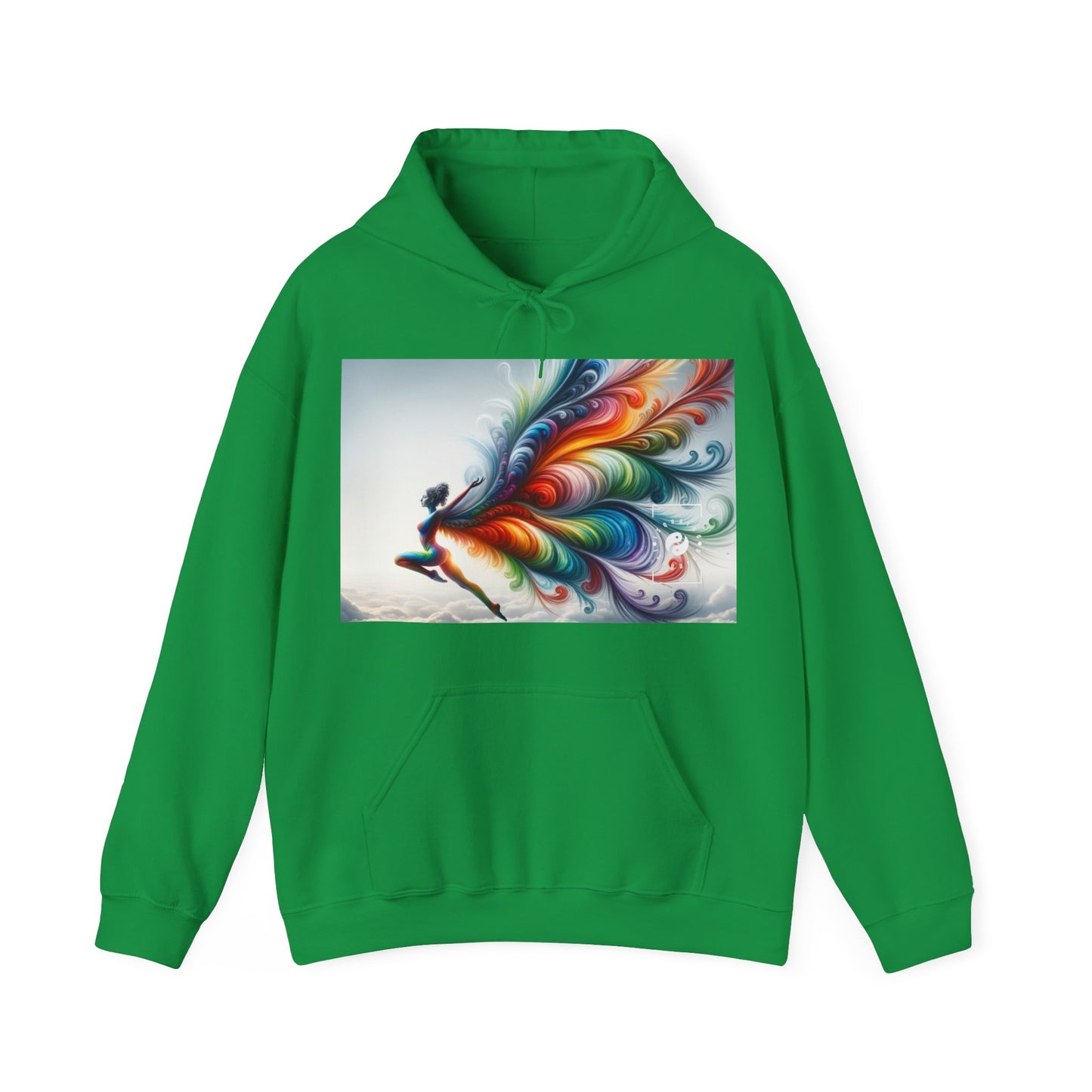 "Yogini's Rainbow Flight" - Hoodie