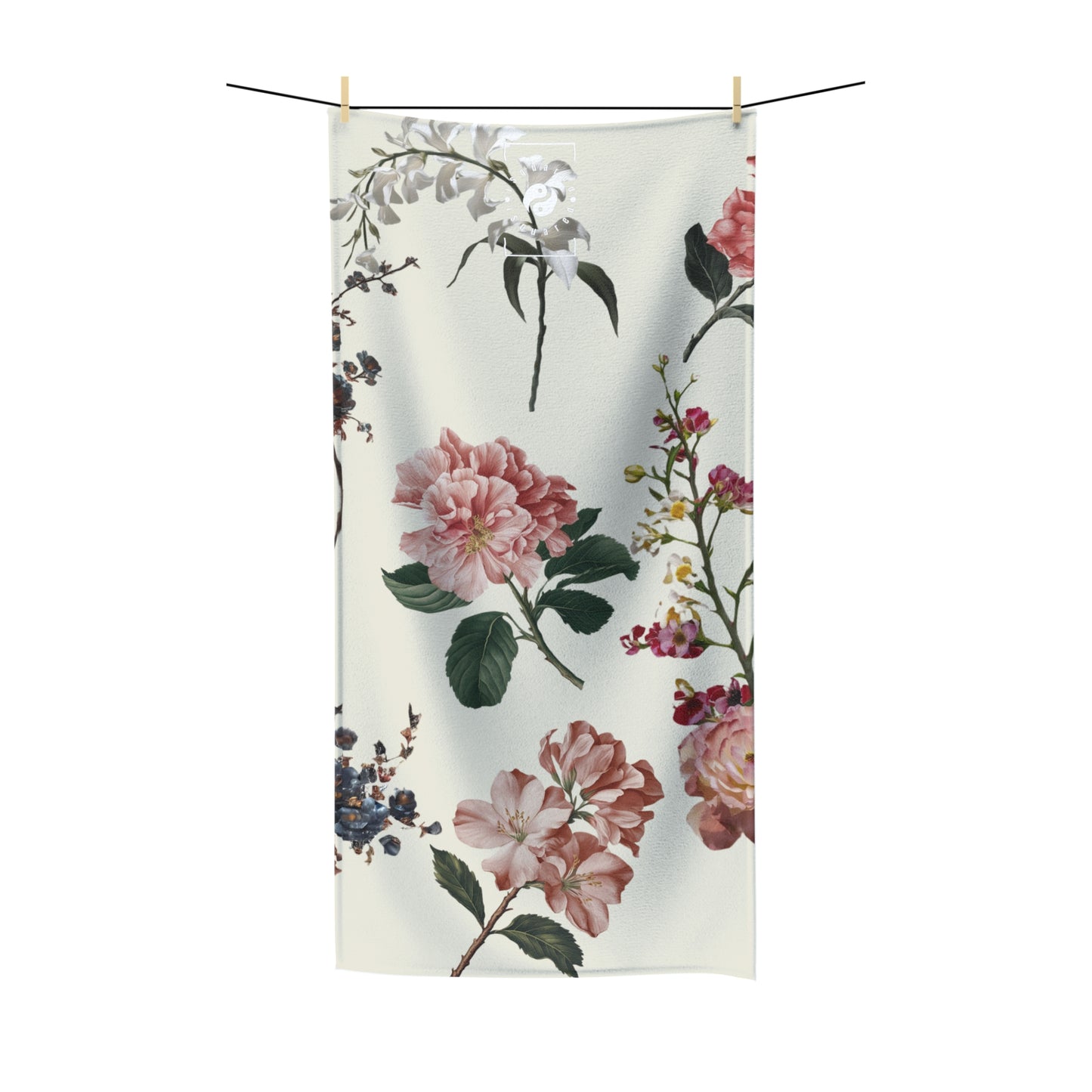 Botanicals on Beige - All Purpose Yoga Towel