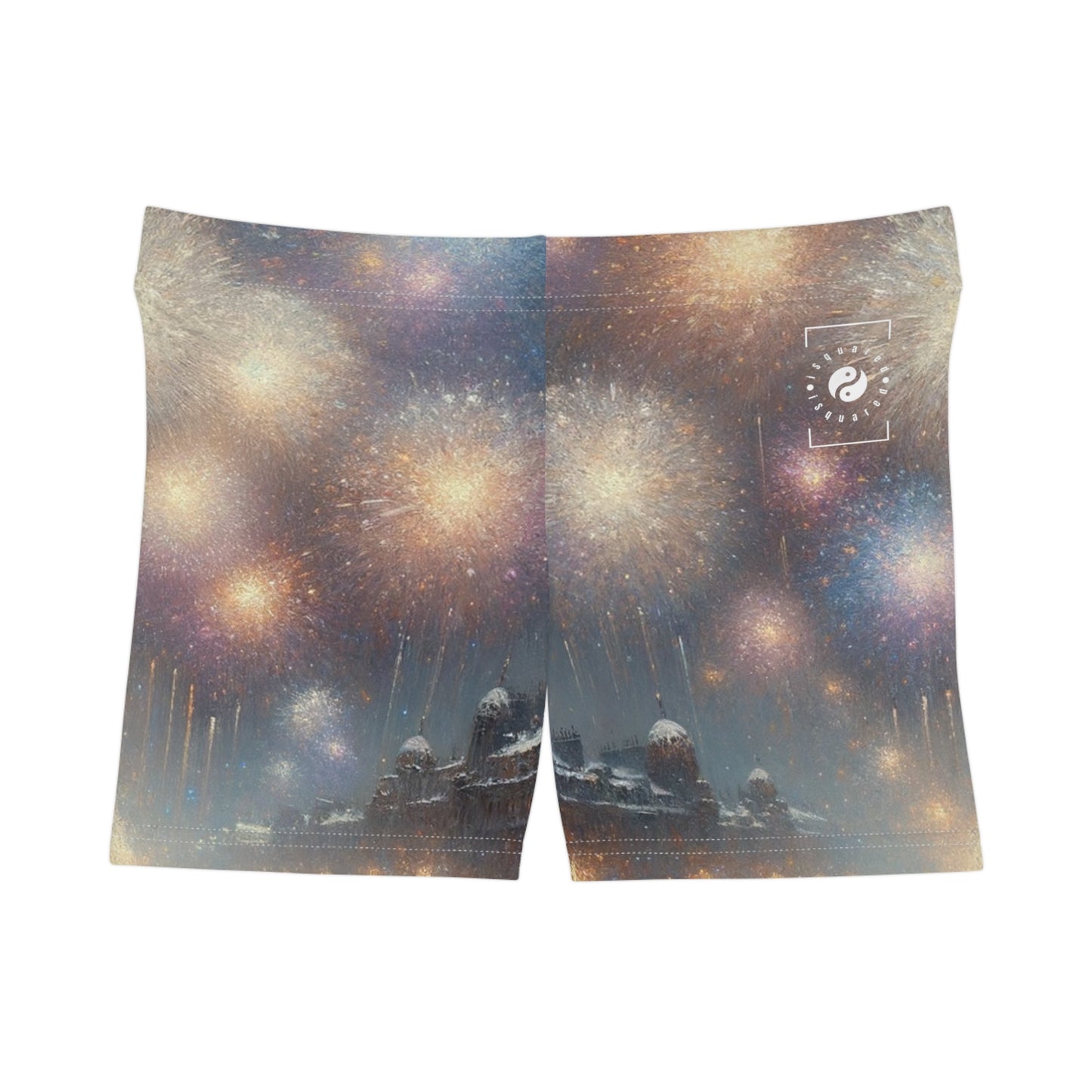 "Manet's Midnight Marvels" - Mini Hot Yoga Short