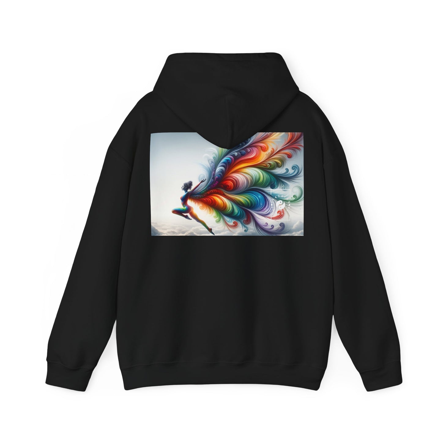 "Yogini's Rainbow Flight" - Hoodie