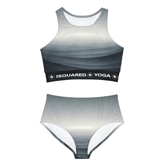 "Gradients of Grace" - Hot Yoga Bikini Set