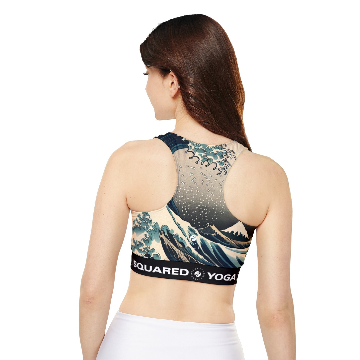 "Indigo Surge Eternity" - Lined & Padded Sports Bra