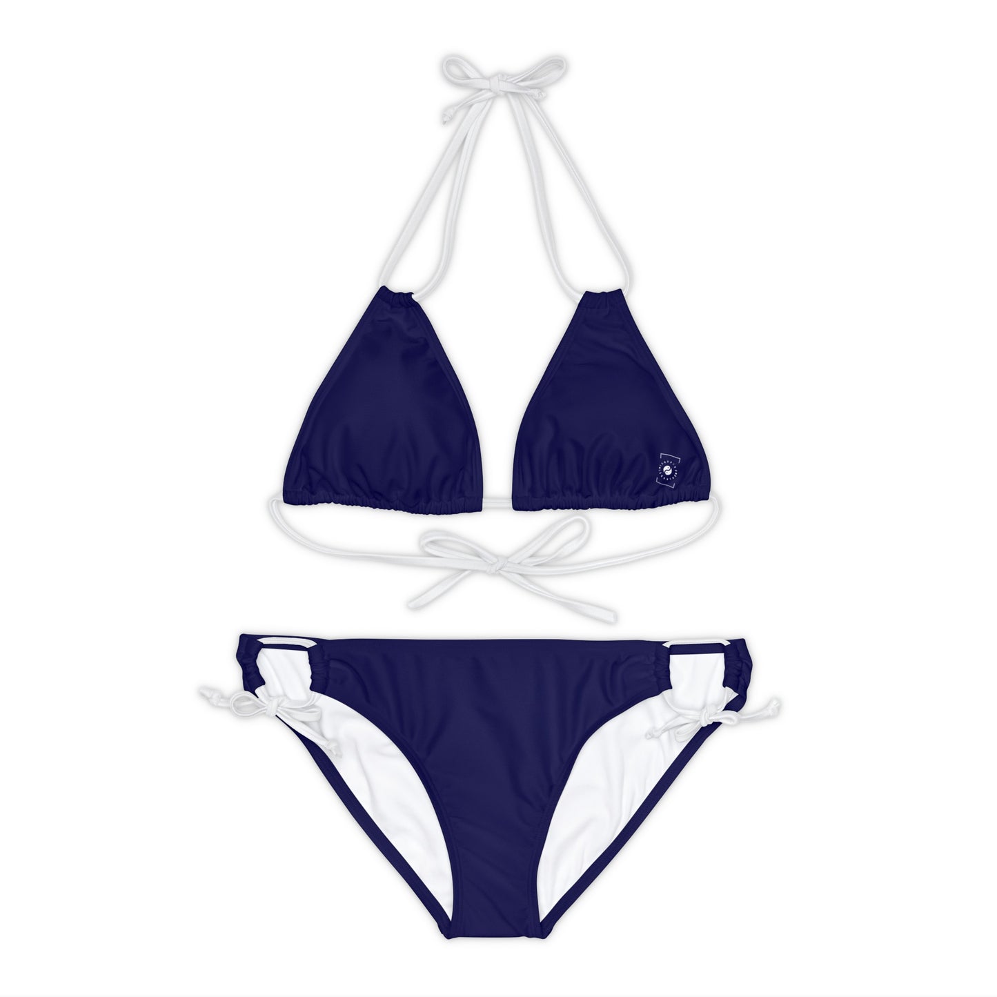 Royal Blue - Lace-up Bikini Set