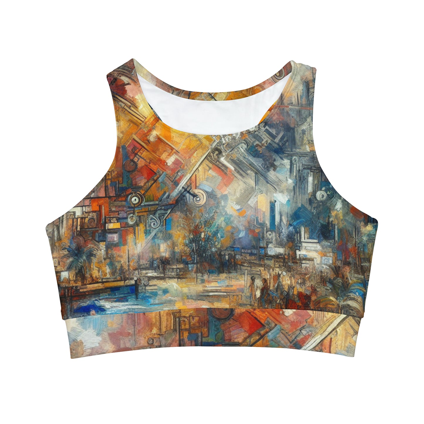 Leonardo Della Rossa - High Neck Crop Top