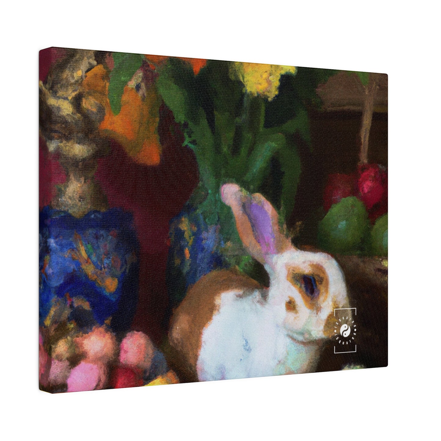 "Velveteen Aureate Easter Reverie" - Art Print Canvas