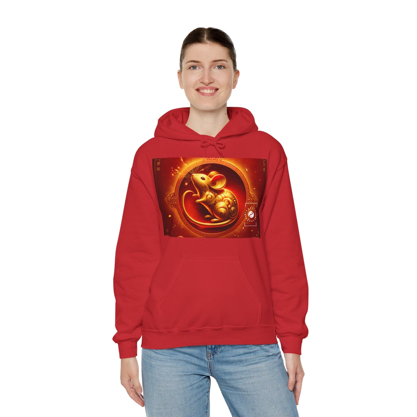 "Golden Emissary: A Lunar New Year's Tribute" - Hoodie