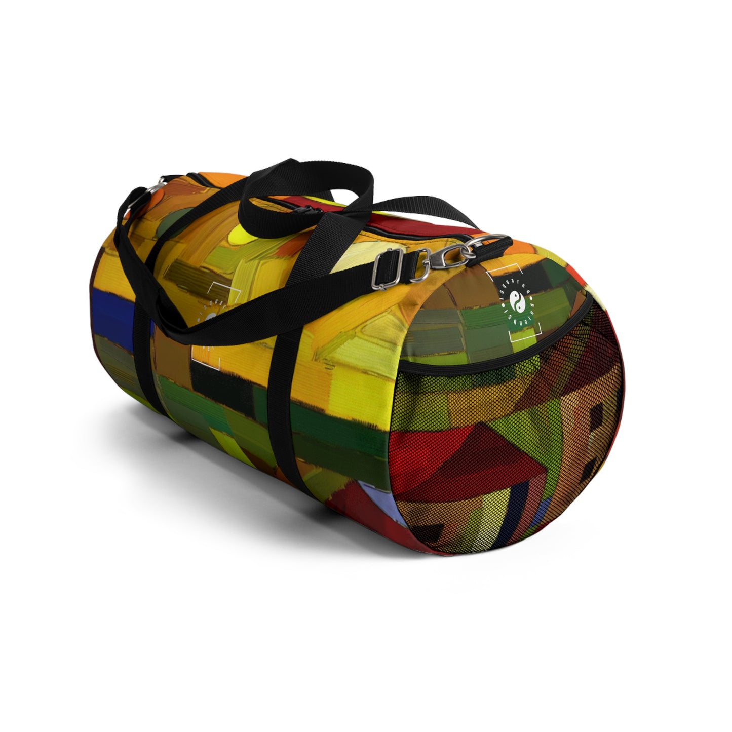 "Earthen Adobes in Hues of Hundertwasser" - Duffle Bag