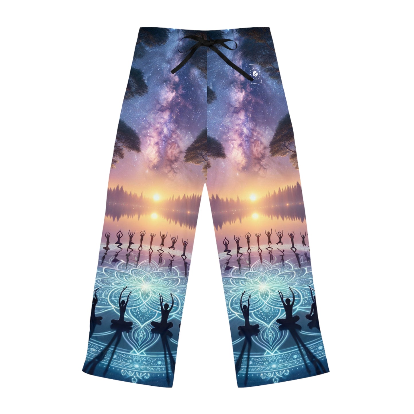 "Celestial Serenity: Mandala's Reflection" - Women lounge pants