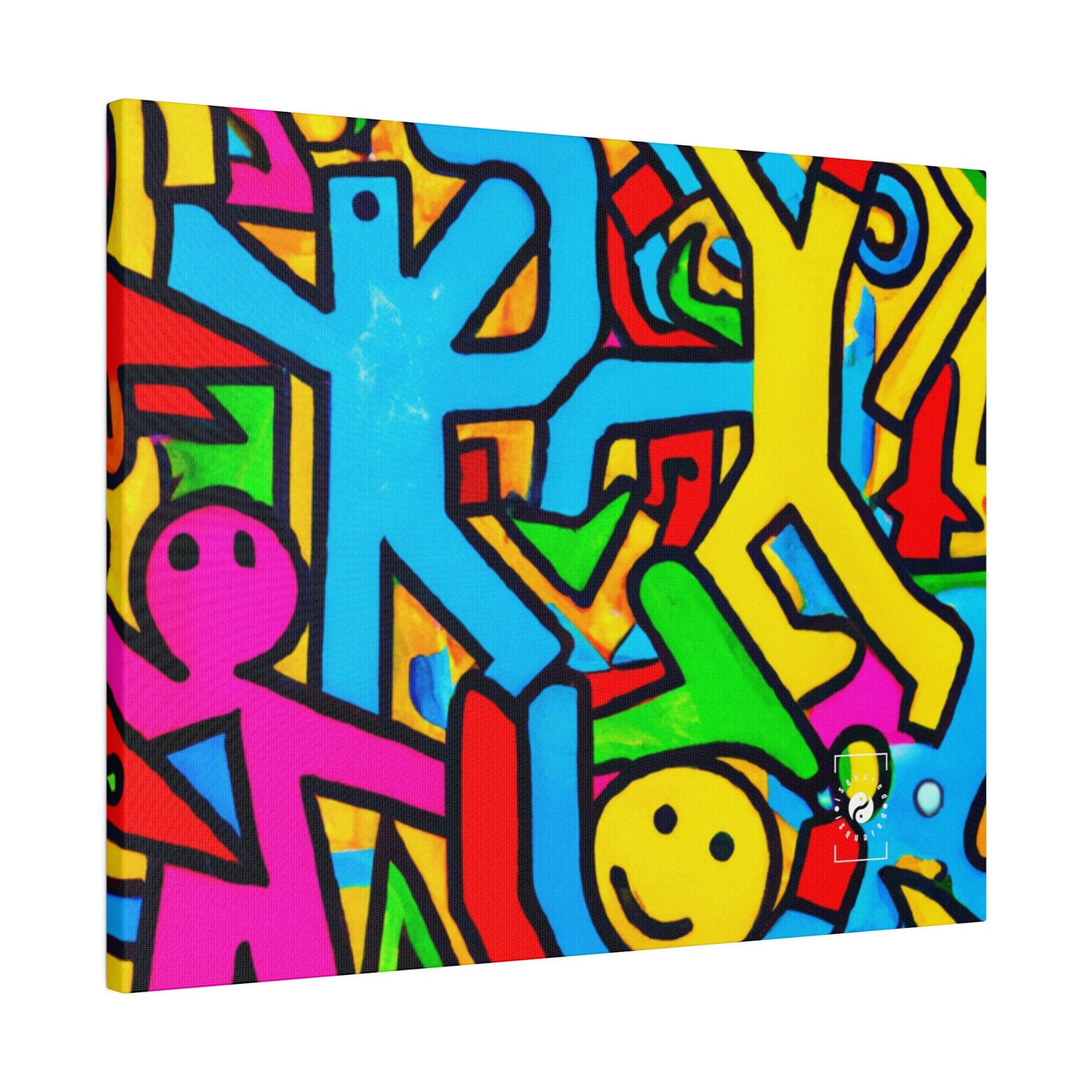 symbols of happiness - Art Print Canvas